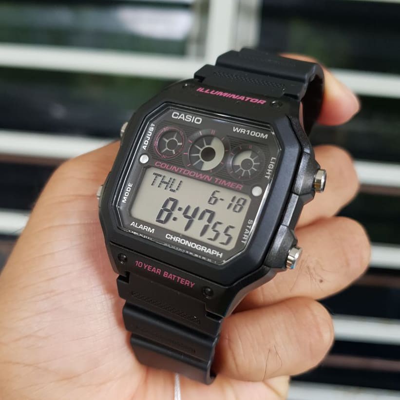 Đồng hồ Casio Nam AE-1300 chính hãng bảo hành 1 năm Pin trọn đời