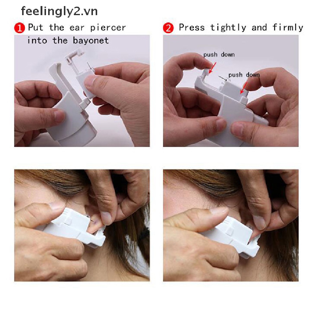 Dụng Cụ Bấm Lỗ Tai 4mm Dùng Một Lần Tiện Lợi