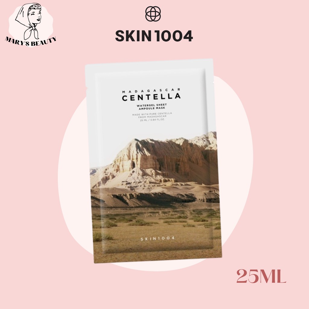 [HB GIFT] Mặt Nạ Chiết Xuất Rau Má Làm Dịu Da Skin1004 Madagascar Centella Watergel Sheet Ampoule Mask 25ml