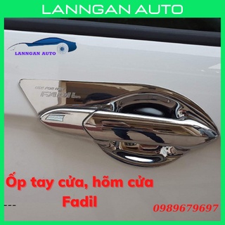 Ốp tay nắm cửa, hõm cửa ô tô Vinfast Fadil đời 2019 đến 2020 Mạ Crom cao cấp