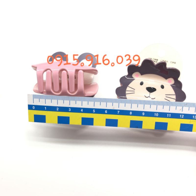 Kẹp Tóc Động Vật Cute 6 Răng, Kẹp càng cua hình thú