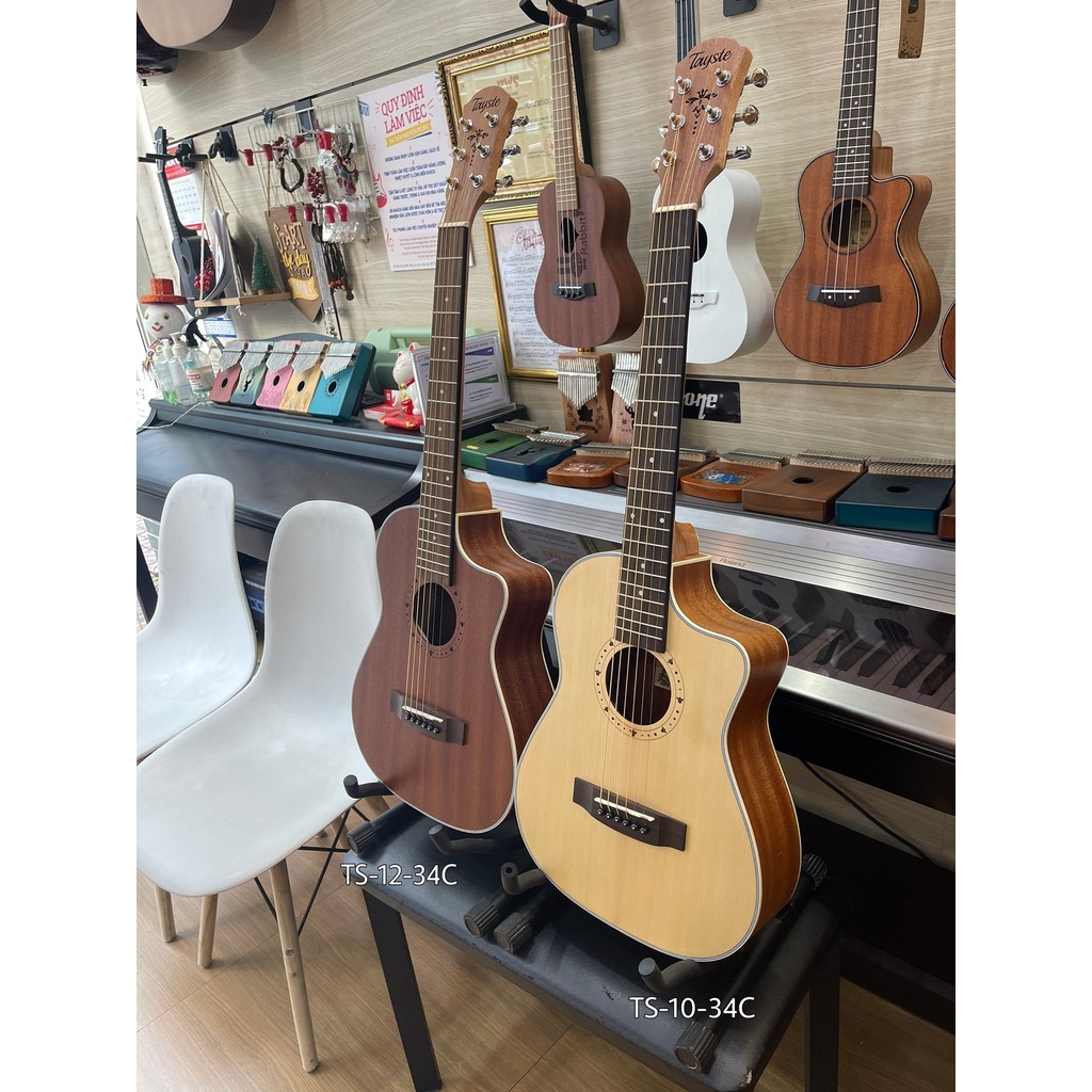 Guitar Acoustic - Size Mini 1/2 Dáng Khuyết - chính hãng Tayste