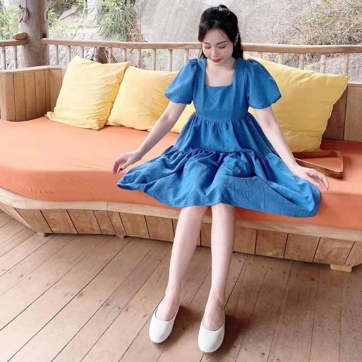 [SALE LỚN GIỮA NĂM] Đầm babydoll vải đẹp kiểu dáng dễ mặc, big size, bầu bì bon chen thoải mái [Có sẵn] [Ảnh thật] | BigBuy360 - bigbuy360.vn