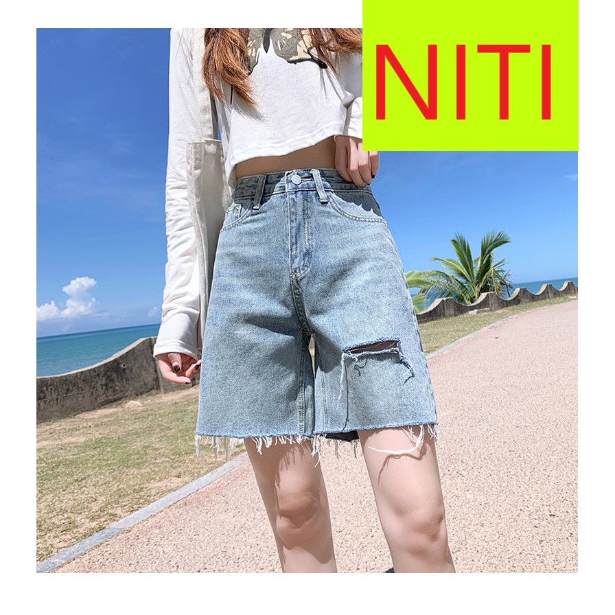 QUẦN JEAN NGỐ LỬNG NỮ LƯNG CAO RÁCH VẠT PHẢI LAI TUA MÀU XANH NHẠT CAO CẤP NITI ĐỦ SIZE CỰC THỜI THƯỢNG, ĐỈNH CAO MÁT MẺ