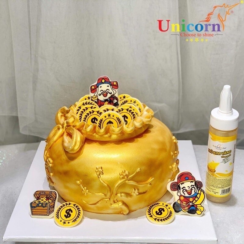 Bột màu nhũ kim vàng kim đồng 10g
