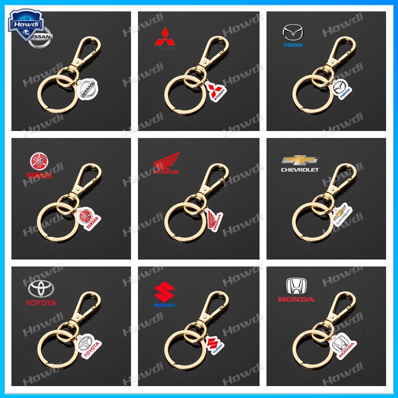 Móc Khóa Bằng Acrylic In logo Đơn Giản Cho Xe Hơi Xe Máy