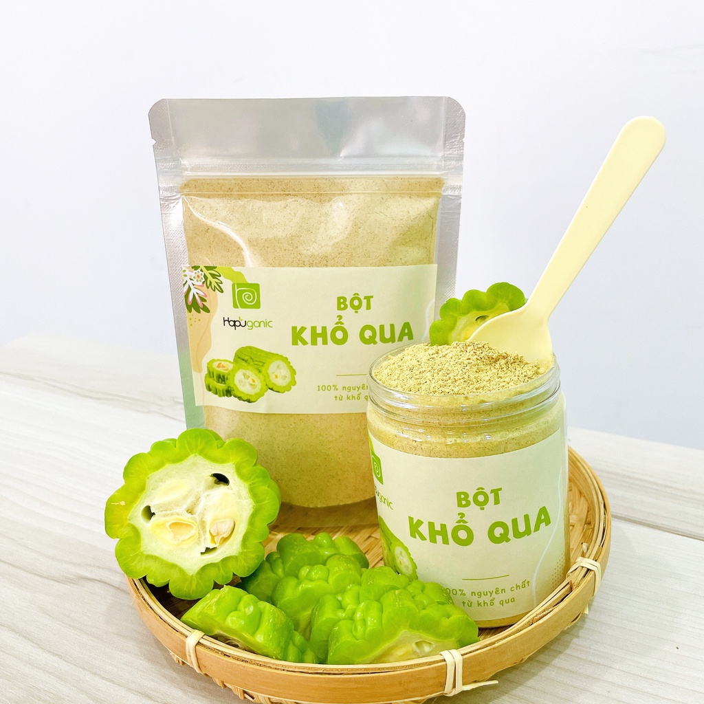Bột Khổ Qua Từ Thiên Nhiên Nguyên Chất Hapu Organic Mặt Nạ Ngừa Mụn Giảm Thâm Nám