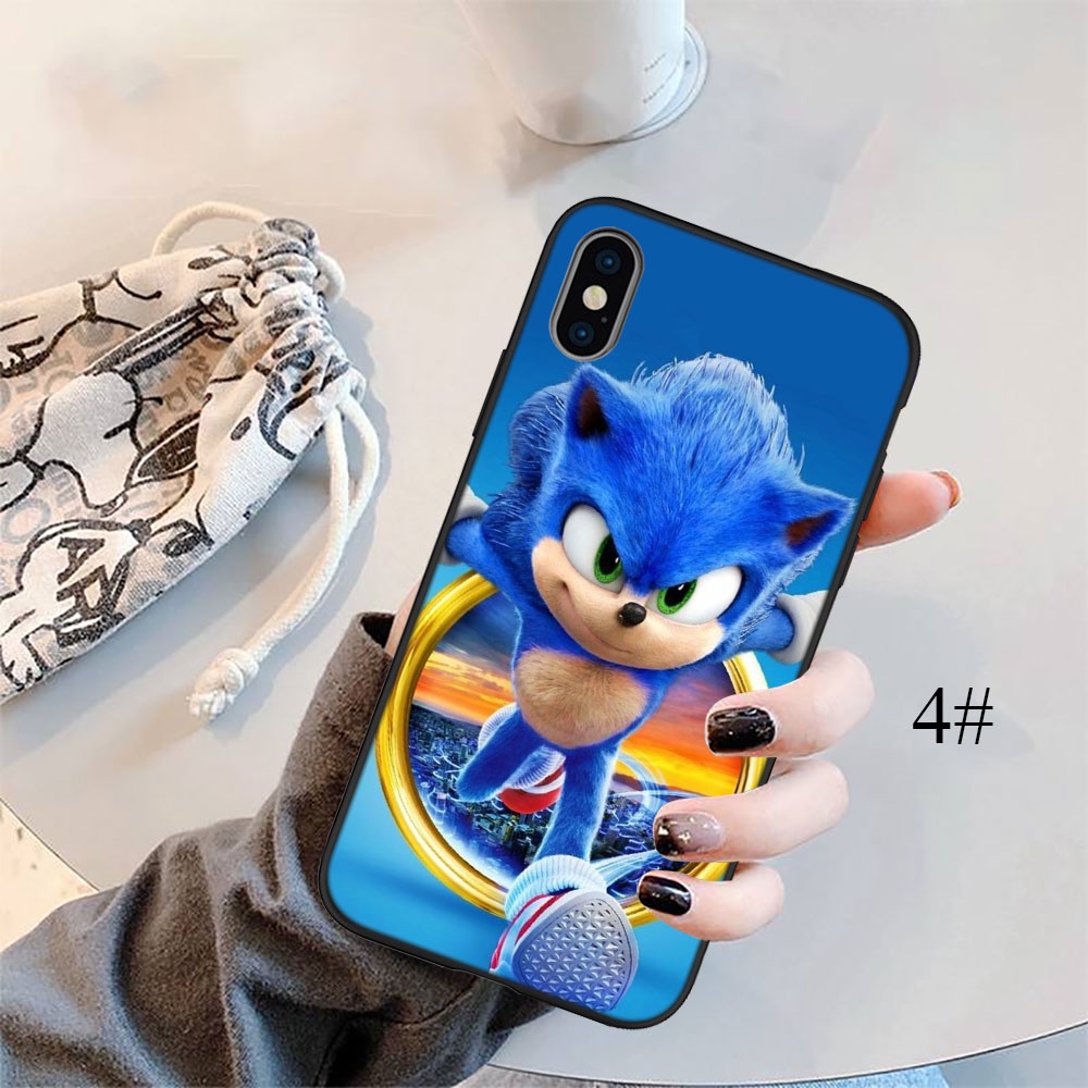 Ốp Điện Thoại Hình Nhím Sonic Cho iPhone 5 5S 6 6S 7 8 11 Pro Max Plus SE XR HH73