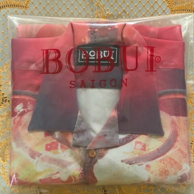 Sơ mi Bobui xương đỏ size XL