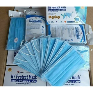 Khẩu trang y tế kháng khuẩn 4 lớp Như Ý Hộp 50 cái
