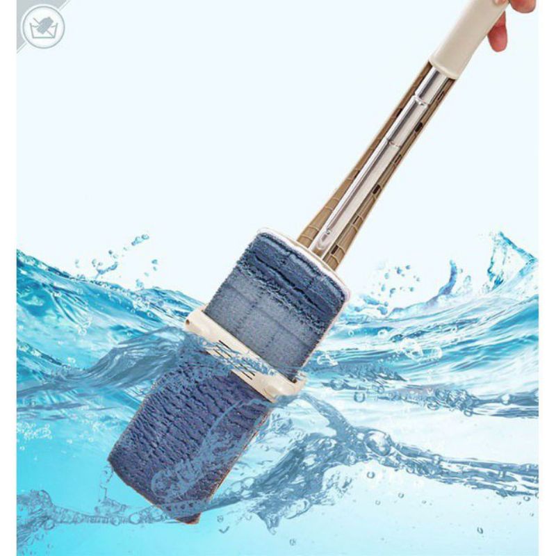 Cây Chổi Lau Sàn Gỗ Tự Vắt Thông Minh Spin Mop Xoay 360 Độ