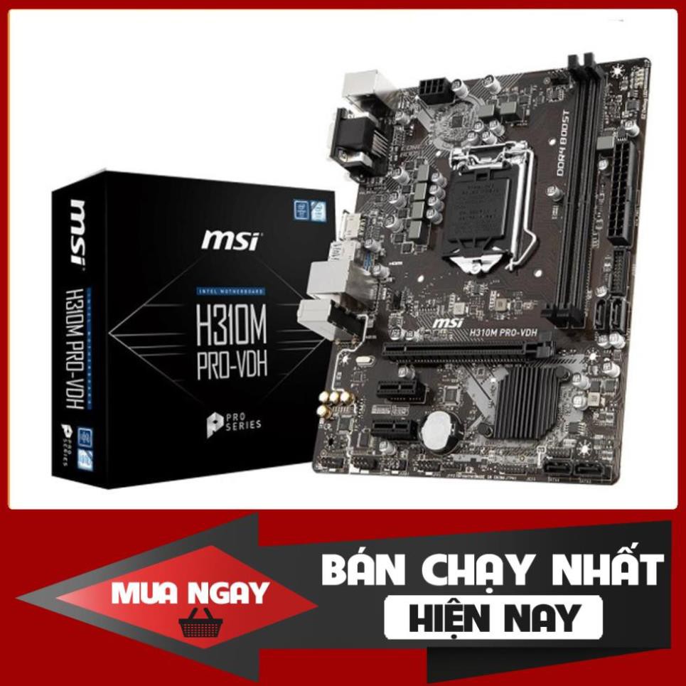 Bo mạch chủ Mainboard MSI H310 PRO-VD (Chipset Intel H310/ Socket LGA1151/ VGA onboard)