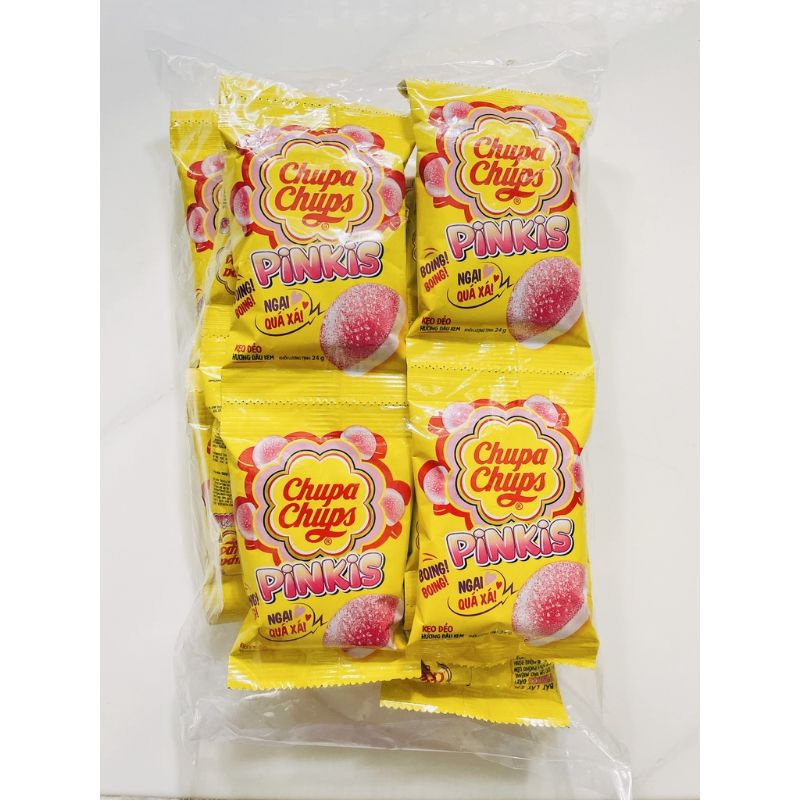 Kẹo dẻo hương dâu kem pinkis