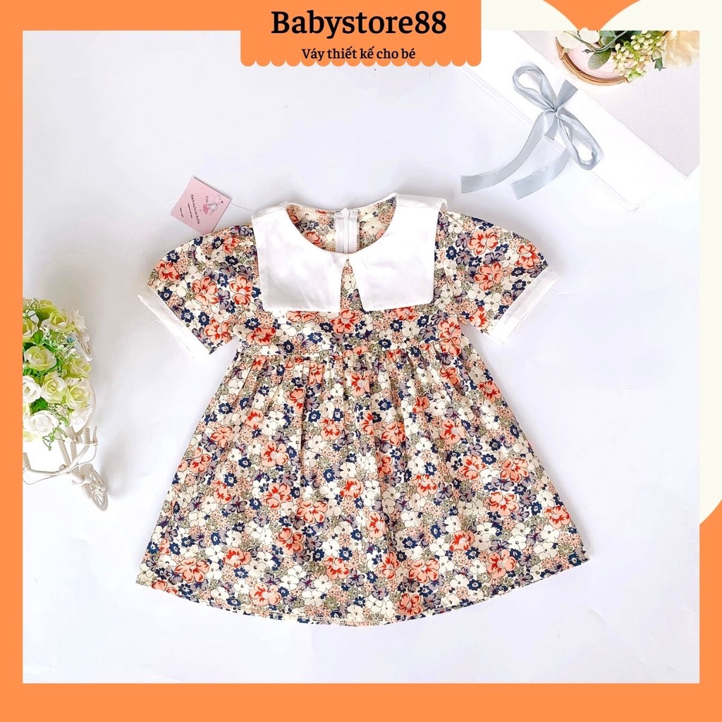 Đầm cho bé gái sơ sinh, 0,1,2,3,4,5,6,7,8 tuổi Babystore88, Váy bé gái công chúa hàng thiết kế V69