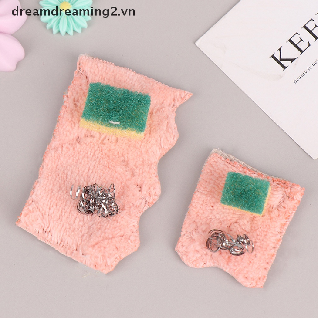 Bộ Dụng Cụ Rửa Chén mini Tỉ Lệ 1: 12 Cho Búp Bê