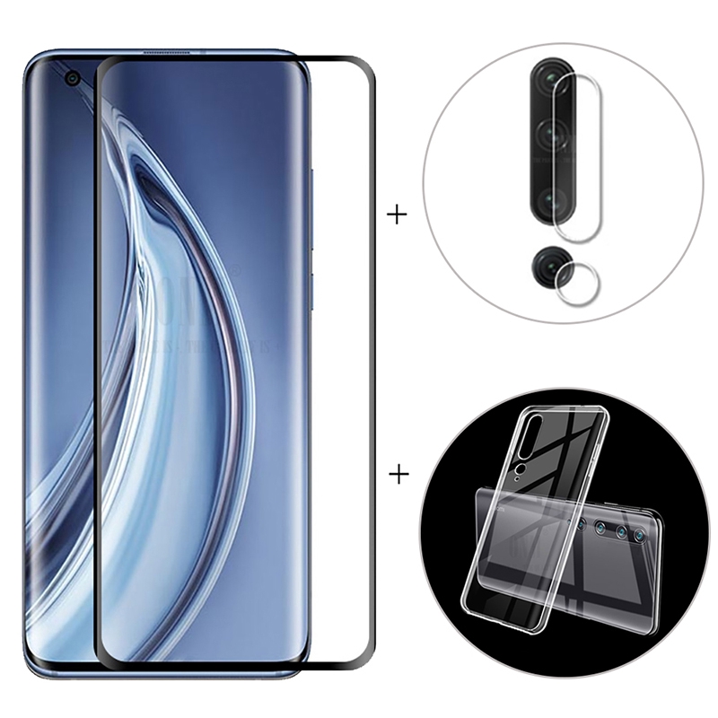 Set Ốp Lưng Và Kính Cường Lực 3 Trong 1 Dùng Cho Xiaomi Poco M3 X3 Nfc Redmi 9 Note 9 9s Note 9 8 7 Pro Redmi K30 K20 Pro Mi Note 10 Lite Mi 10 Pro Pocophone F2 Pro