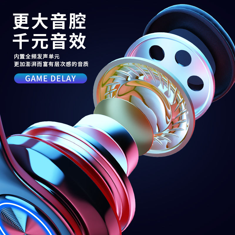 Tai Nghe Bluetooth Không Dây Phát Sáng Phong Cách Thể Thao | BigBuy360 - bigbuy360.vn