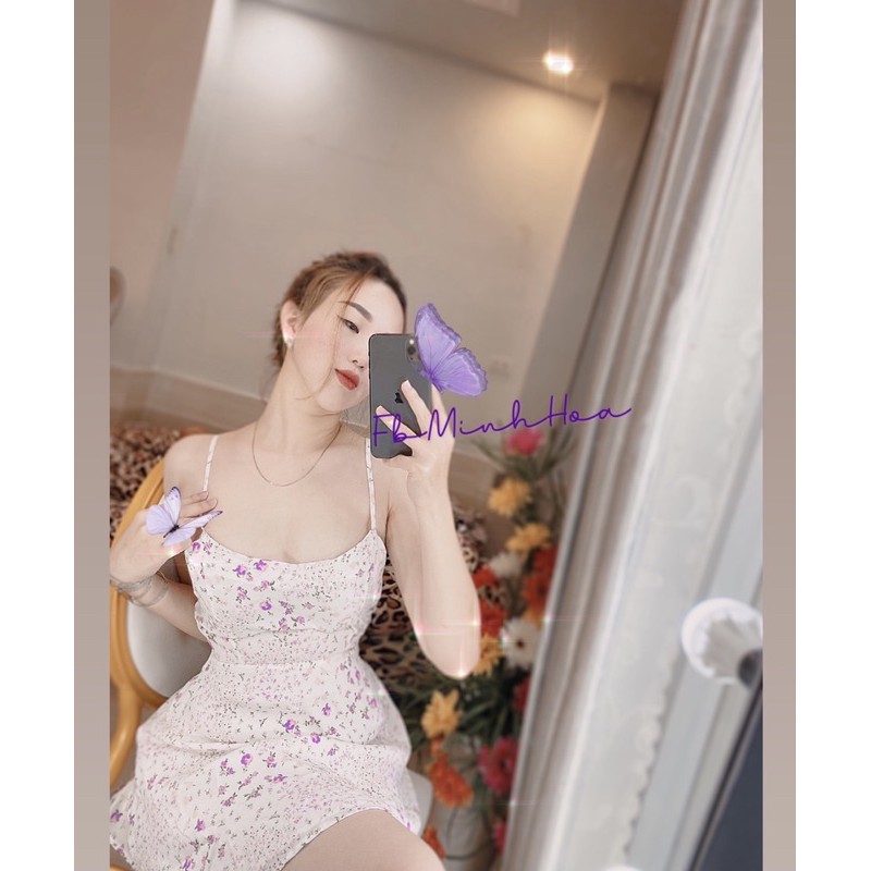 Váy dây hoa nhí F21 dư xịn