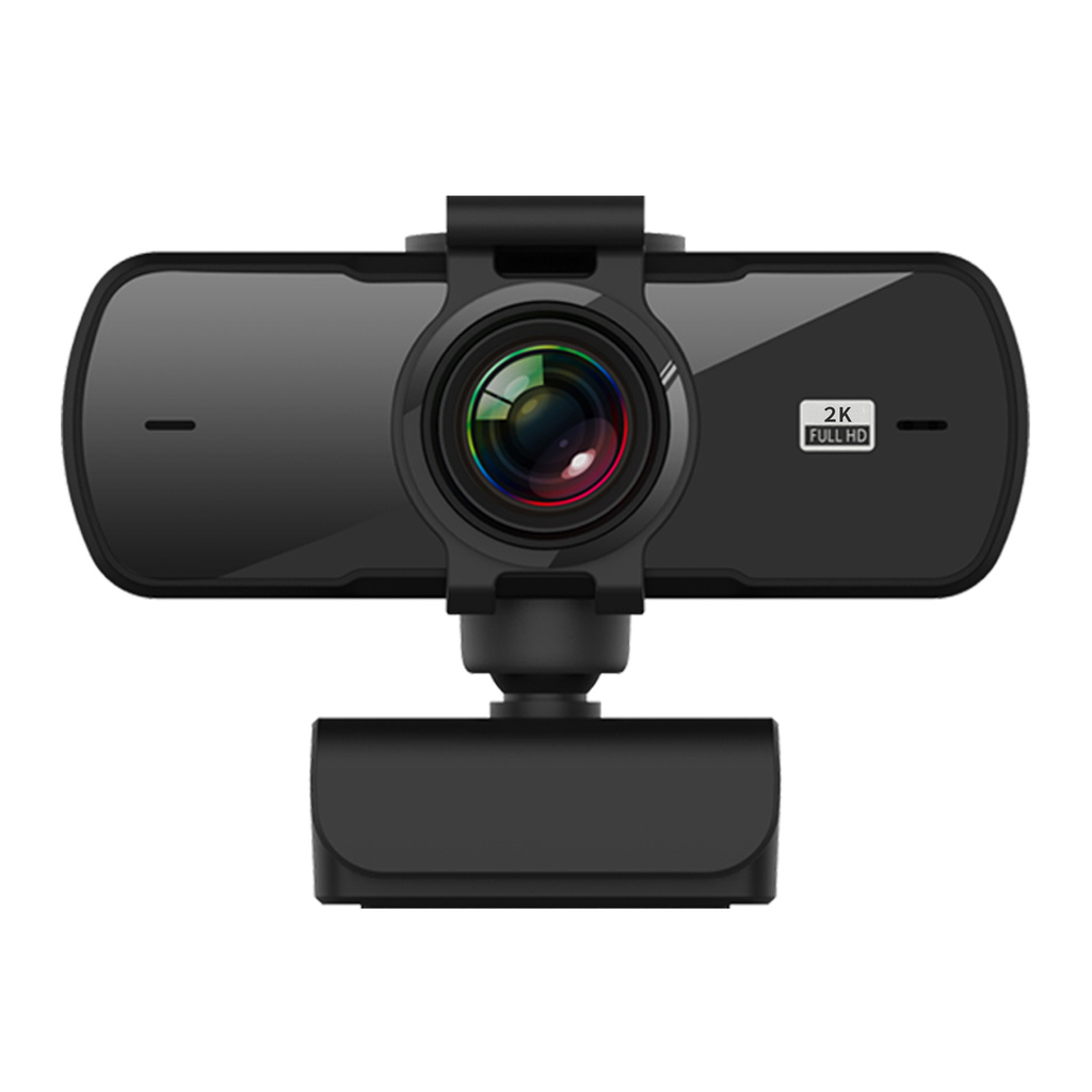 Webcam 2k Xoay 360 Độ Gắn Máy Tính Tiện Dụng