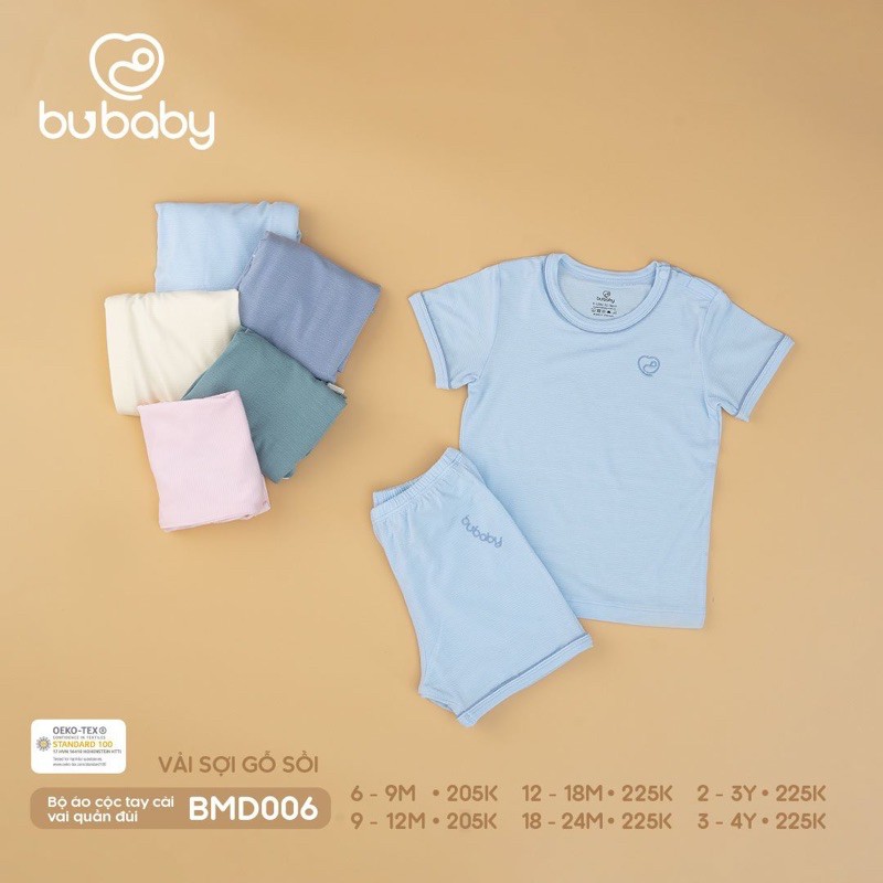 Bu sale up to 50%Bộ quần đùi áo cộc tay cài vai chất liệu Modal thiết kế mới lạ, đẹp mắt cho các bé 6m-4y!