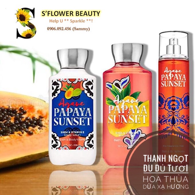 🍐FRUITY | Xịt Thơm Toàn Thân Bath & Body Works Mist - Hibiscus Guava Fresca | Iced Pear Margarita | Agave Papaya Sunset | BigBuy360 - bigbuy360.vn