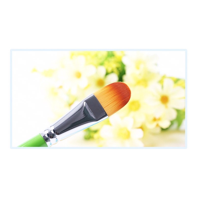 Cọ bản tròn nail,cọ vẽ Hwahong , cọ bản xanh