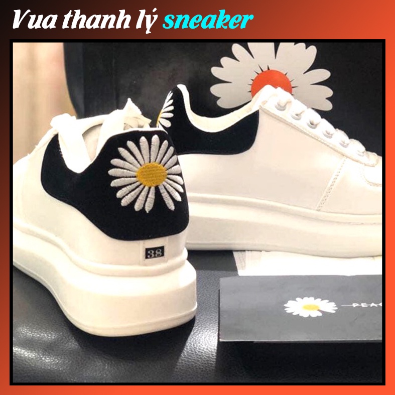 Giày MC Queen hoa cúc thời trang, Giày nữ thời trang MC Queen gót thêu hoa cúc - HÀNG THANH LÝ | BigBuy360 - bigbuy360.vn