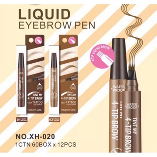 [  HOT ] Bút chì kẻ lông mày phẩy sợi 4D HASAYA Cho Hiệu Ứng Lông Mày Dài Đẹp Tự Nhiên