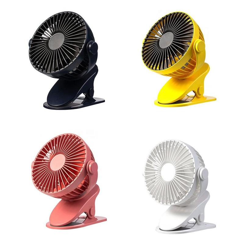 Multifunctional Rechargeable and Detachable Net Cover Clip-On Fan Small Baby Bedside Fan L1J0