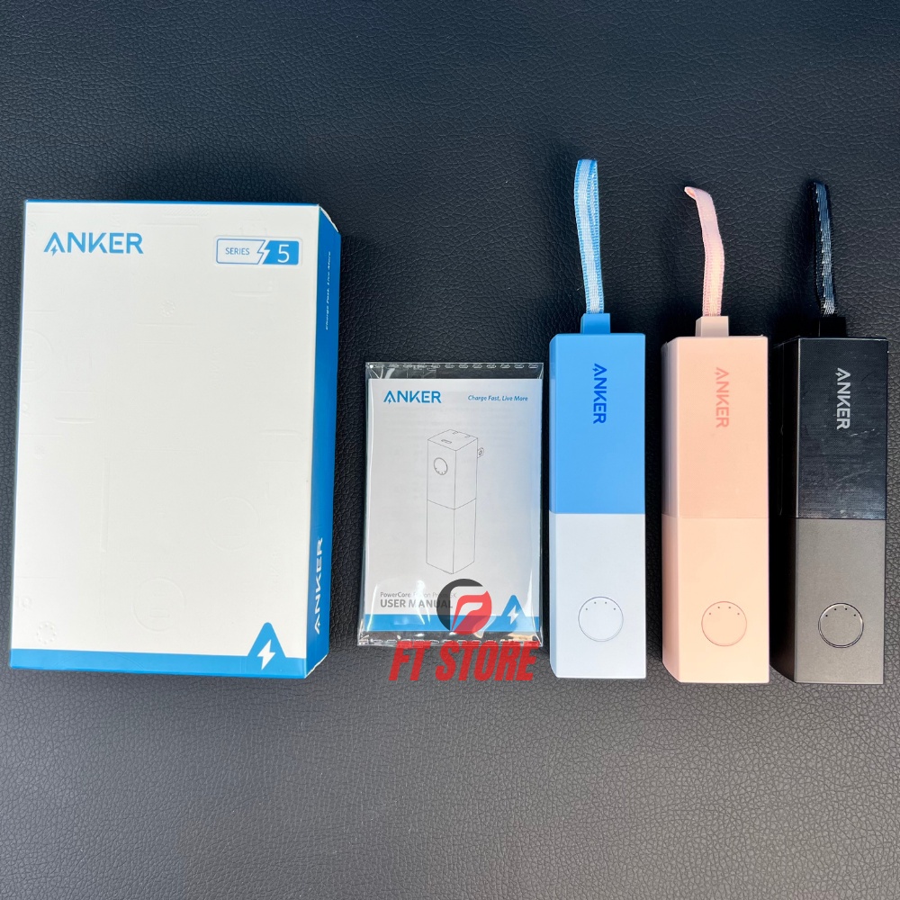 [GIAO HOẢ TỐC] Pin Sạc Pự Phòng Kiêm Củ Sạc Nhanh Anker A1633 20W/5000mAh PD/QC3.0 BH12T
