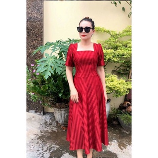 ĐẦM DỰ TIỆC TRUNG NIÊN DÁNG XÒE TRẺ TRUNG (45KG - 65KG )