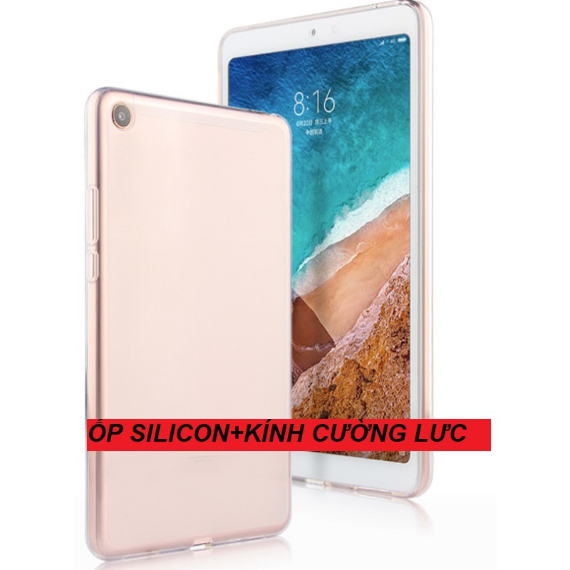 Bộ ốp dẻo+kính cường lực Xiaomi Mi Pad 4