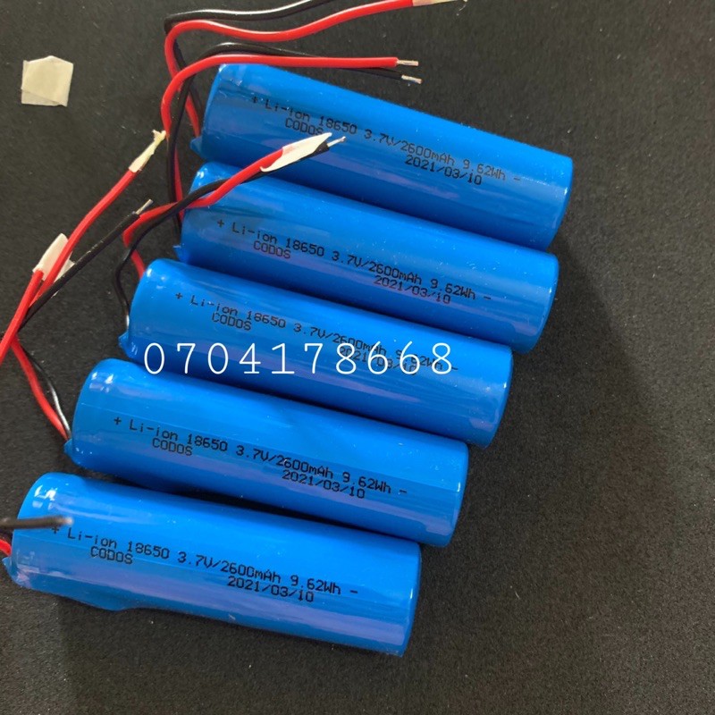 Pin tông đơ Codos 2200-2600mAh