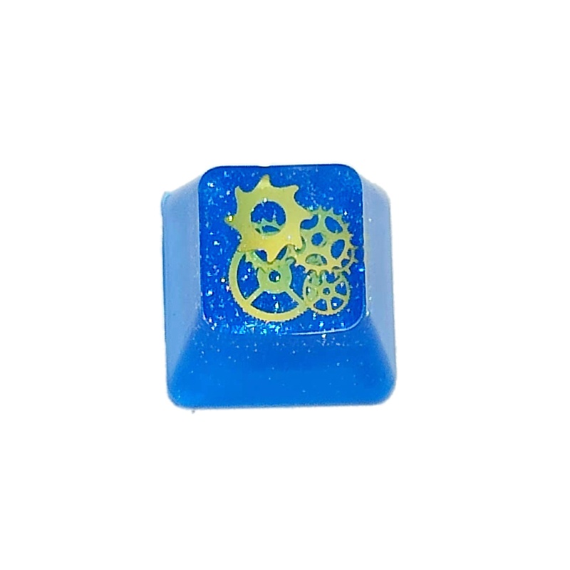 Nút Bàn Phím Cơ OEM R4 Hai Lớp Bằng Nhựa Resin Màu Xanh Dương Cho Cherry MX Switches