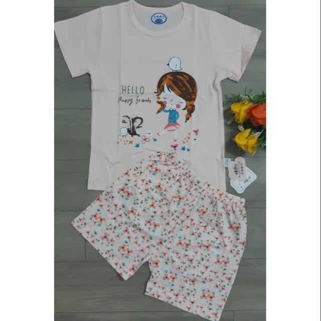 💗Bộ thun cotton cho bé gái (17_25kg)