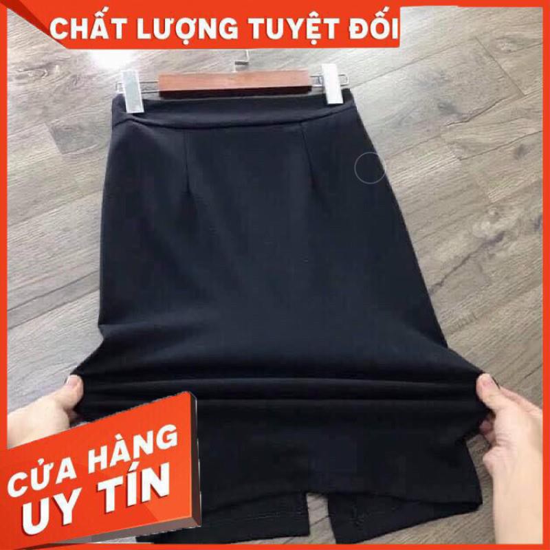 CHÂN VÁY CÔNG SỞ THUN ÔM ĐEN | WebRaoVat - webraovat.net.vn