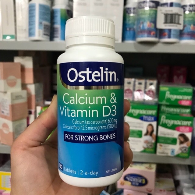 Ostelin Calcium & Vitamin D3 (Mẫu mới nhất – 130 viên)