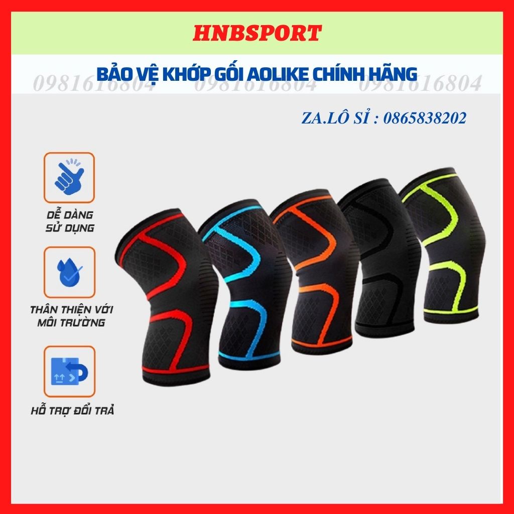 ⚡Bó gối aoelike Cao Cấp⚡Đôi Băng Bảo Vệ Đầu Gối Tập Thể thao Cao Cấp AOLIKES mã AL7718