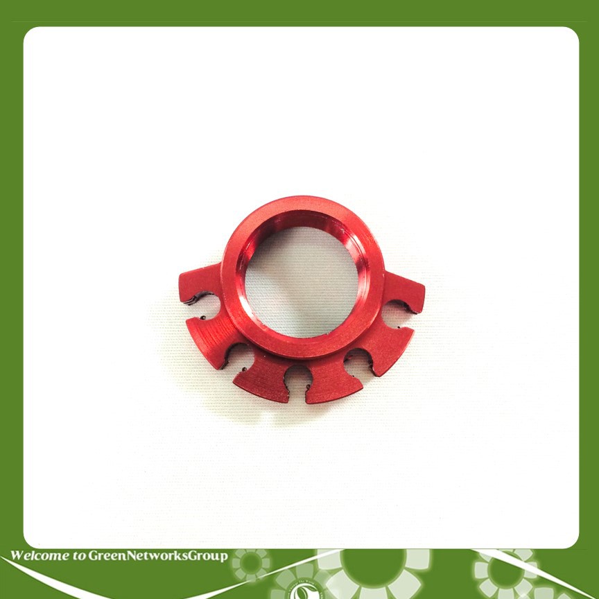 Cùm Ga Tăng Tốc Nhôm CNC Nguyên Khối Cho Mọi Loai Xe Máy Màu Đỏ Greennetworks