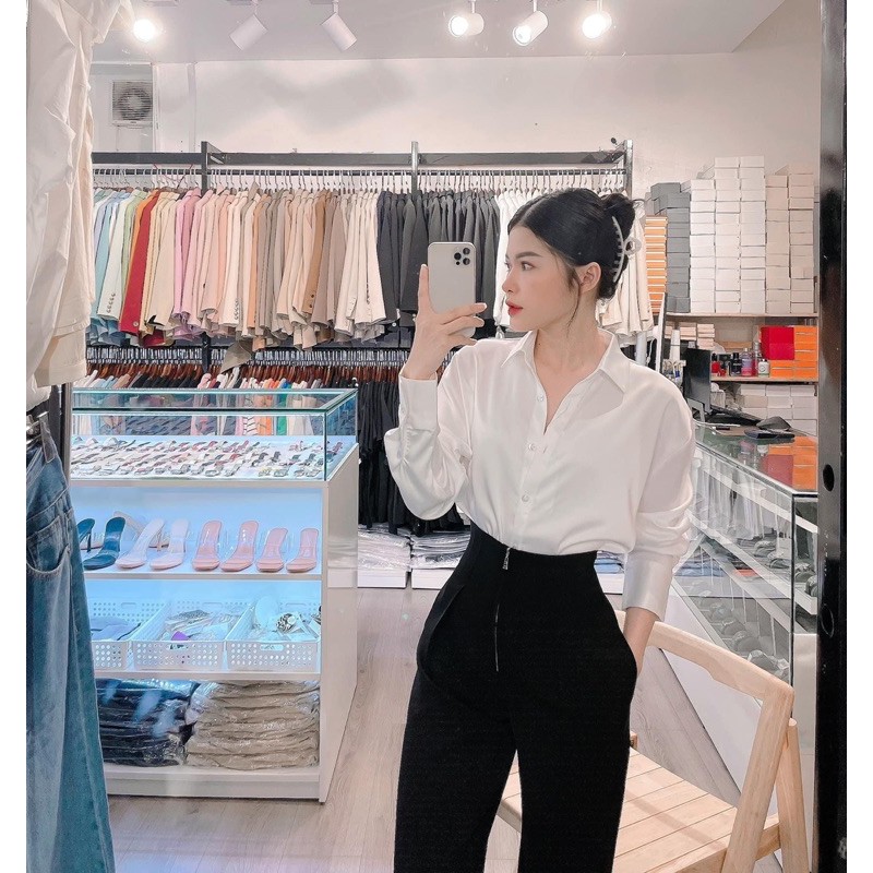 quần suông dây kéo xinh 🥰❤️( kèm video + feedback khách hàng )