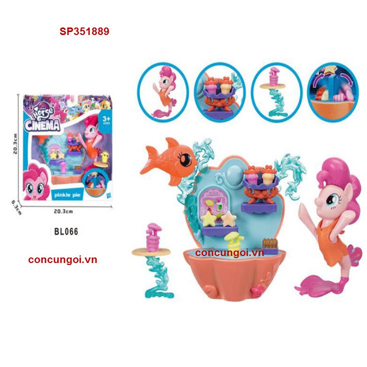 Đồ chơi ngựa pony người cá , BL066