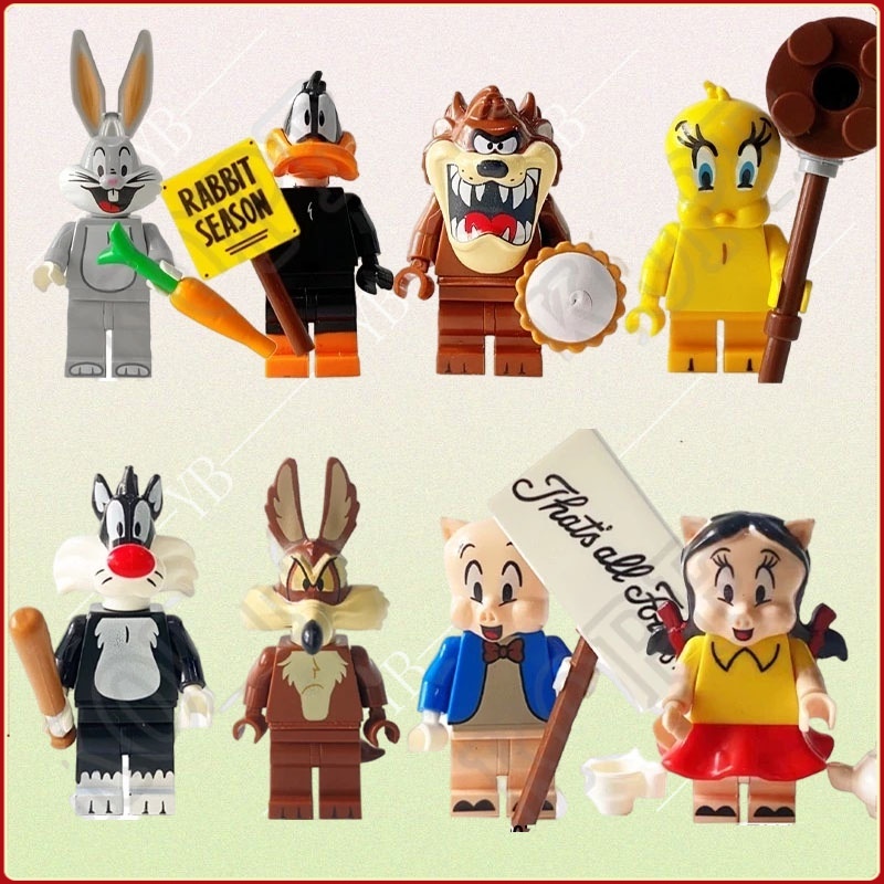 Bộ Đồ Chơi Lắp Ráp Mô Hình Thỏ Bunny Cho Trẻ Em