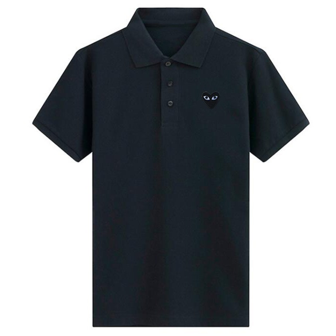 ✨ Áo polo 100% Cotton thêu hình trái tim cho nam nữ | BigBuy360 - bigbuy360.vn