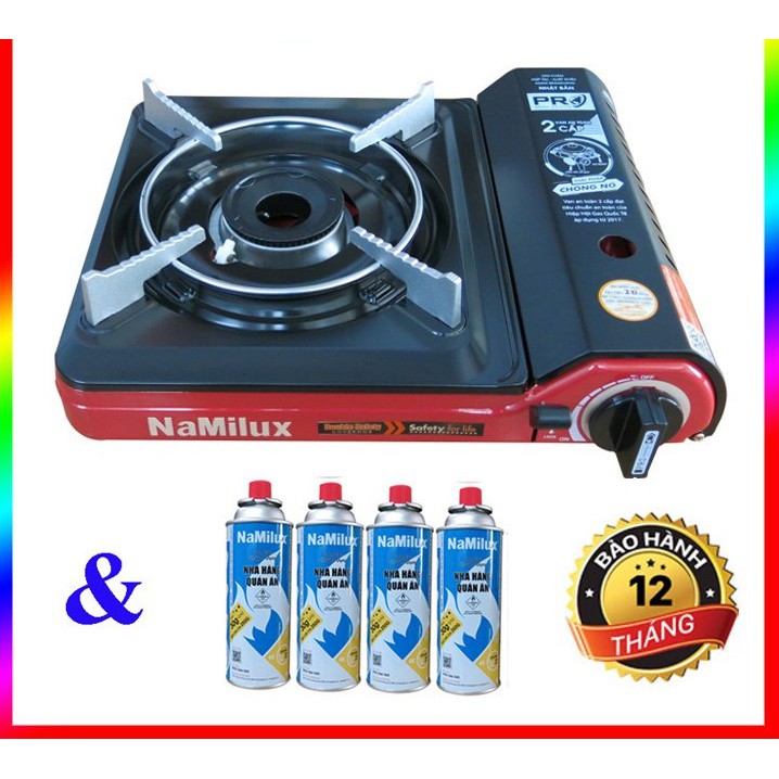 [Mã 11ELSALE hoàn 7% đơn 300K] Bếp Ga Mini Chống Nổ Namilux NA 2021 PF, 2021 AS, 1911AS, 1911PF- VN - HÀNG CHÍNH HÃNG