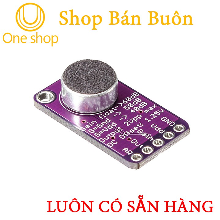Module Cảm Biến Âm Thanh Tích Hợp AGC MAX9814