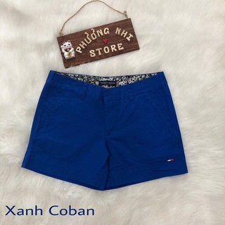Quần Shorts Kaki Thun Màu Xanh Coban / Quần Shorts Kaki Basic