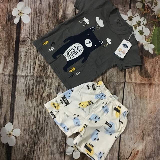 Bộ cotton cho bé