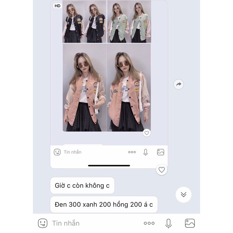 ÁO KHOÁC BOMBER NHUNG TĂM