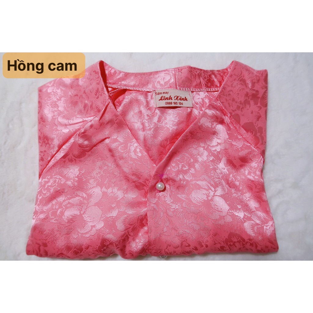 Áo Bà Ba Lụa Gấm Đi Lễ Chùa