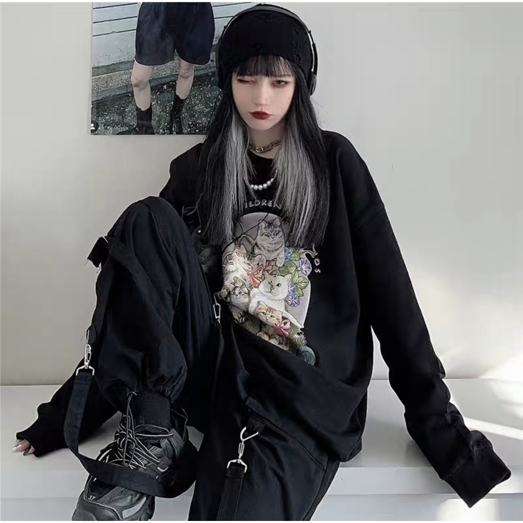 Áo thun,áo Phông nữ dài tay Miuzi 2021 DT015